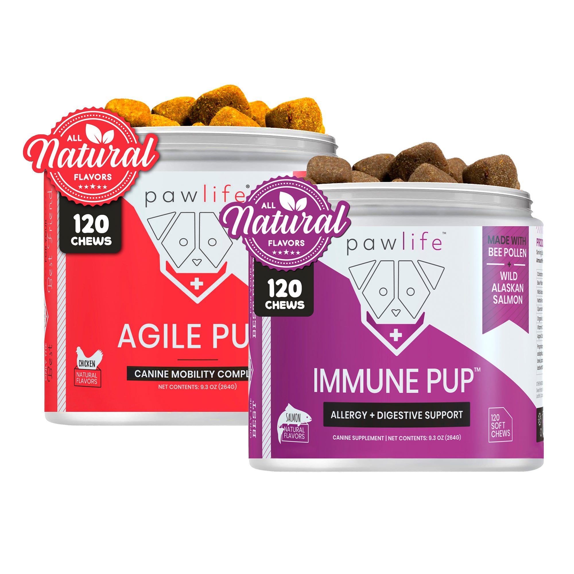 Move & Defend Duo Mobility + Allergy Support soft chews for dogs with joint comfort and immune health benefits.