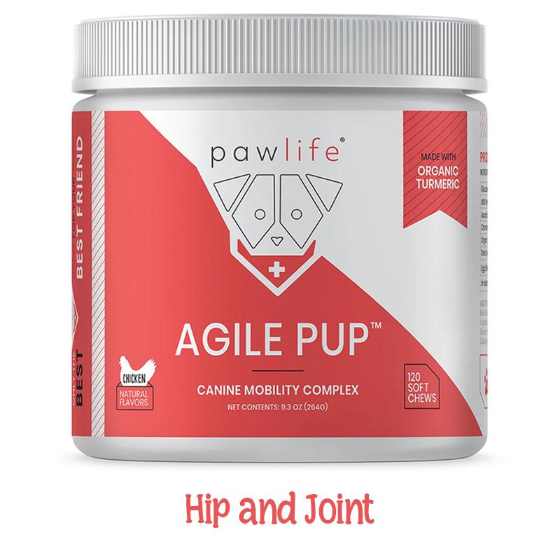 Dog Hip &  Joint Supplement, Agile Pup Hip and Joint Supplement, Pawlife Dog Hip and Joint Supplement, Dog Hip Supplement, Dog Joint Supplement