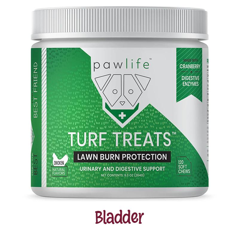 Pawlife Turf Treats, Lawn Protection Chews, Dog Bladder Supplements, Dog Bladder supplement chews
