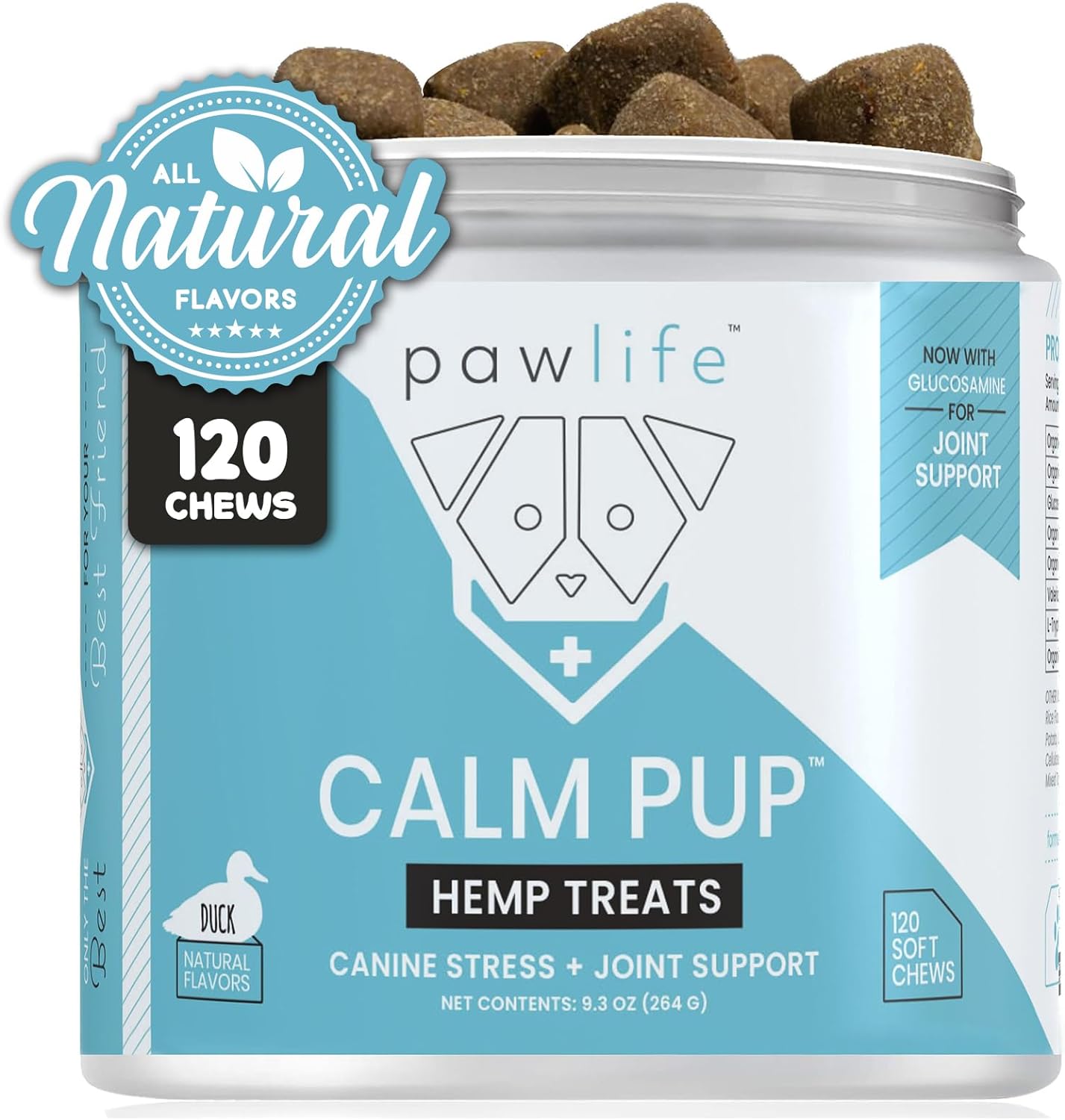 Pawlife Comfort & Move Duo – Calming and Joint Support Dog Chew Supplement Bundle