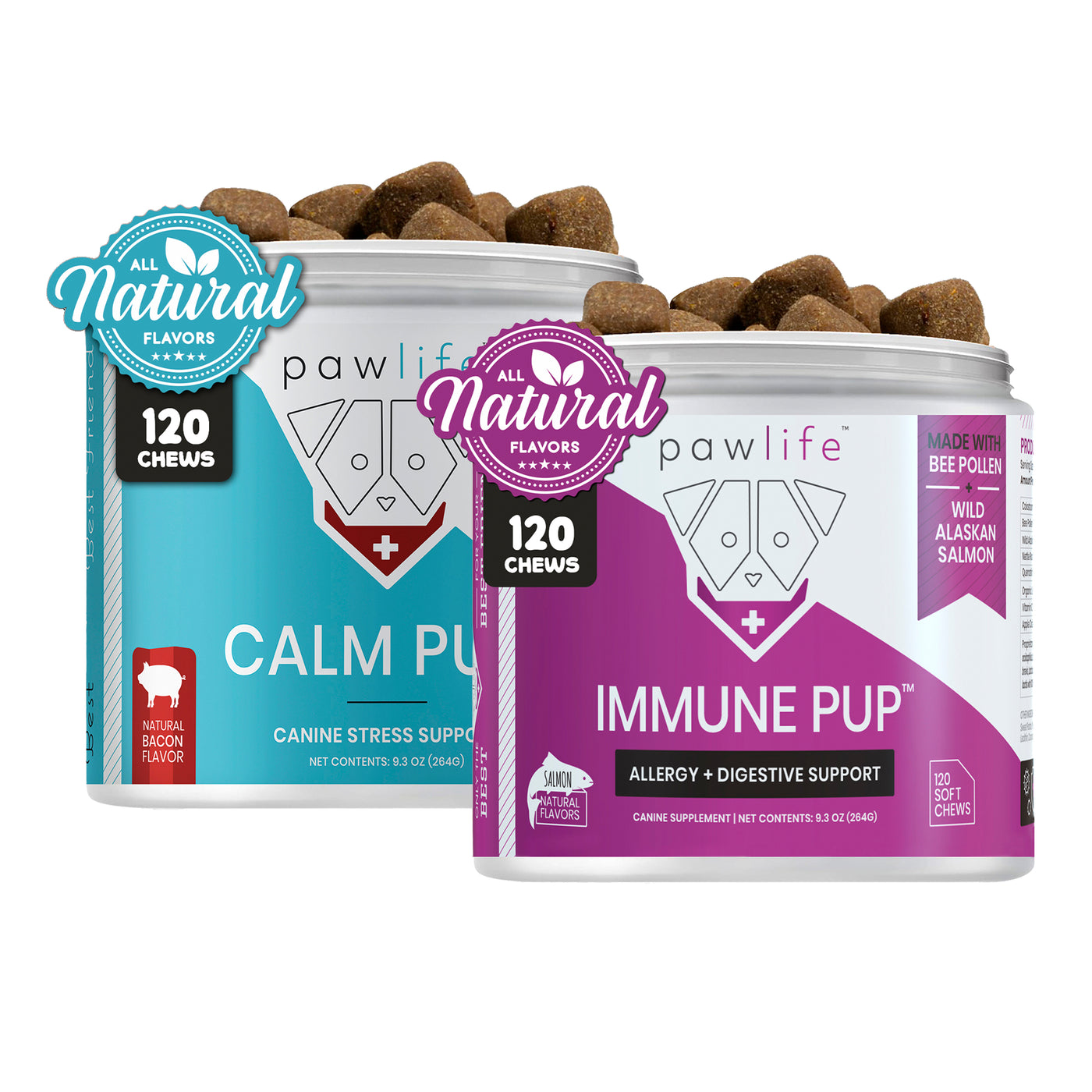 Calm & Clear Duo – Allergy + Anxiety Relief for Your Pup